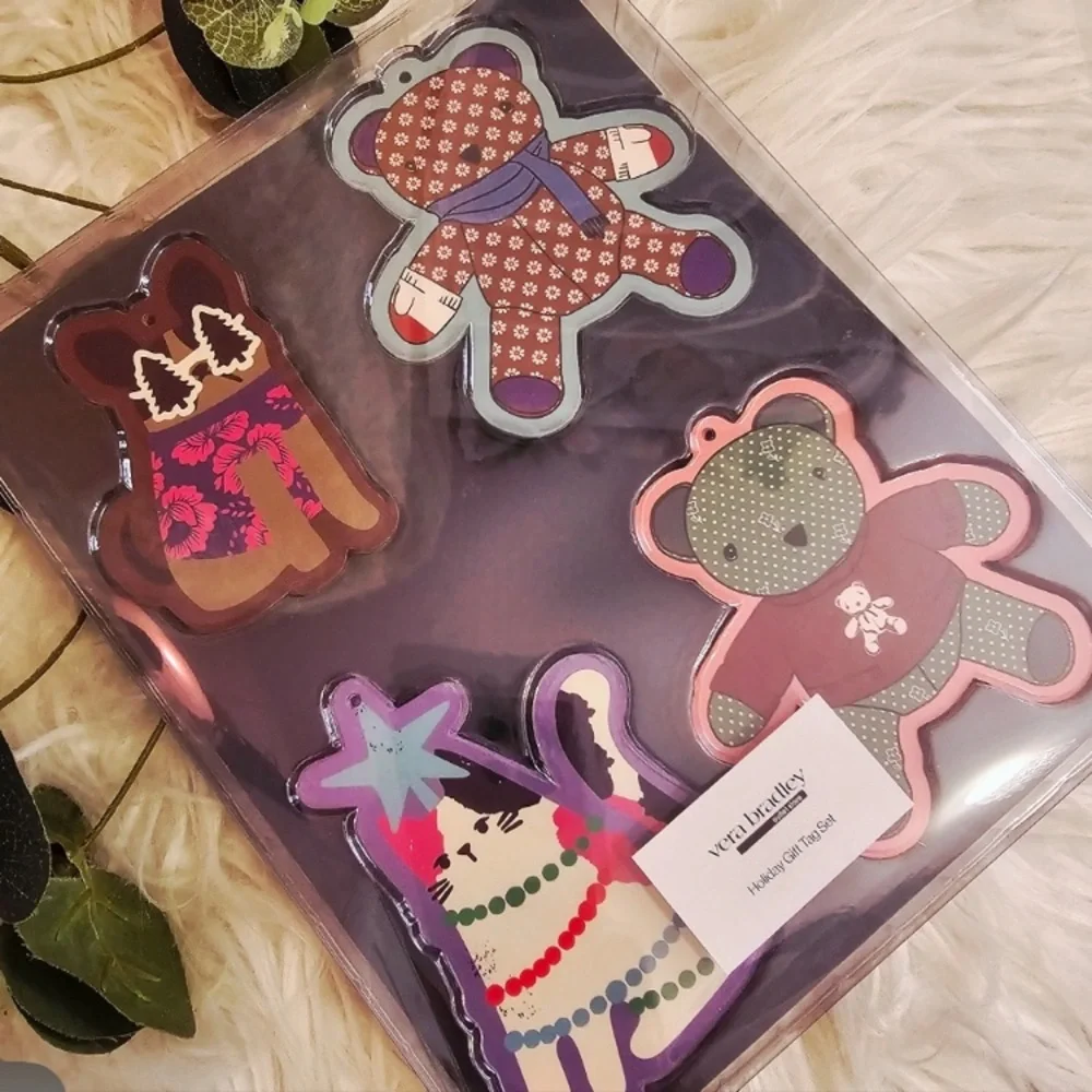 Vera Bradley Holiday Hang Tag Set - NIB